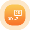 3D in 2D umwandeln