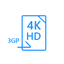 3GP in 4K/HD-Videoformate umwandeln