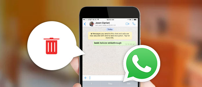 WhatsApp Nachricht löschen