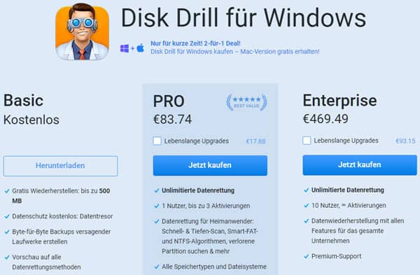 Preis von Disk Drill