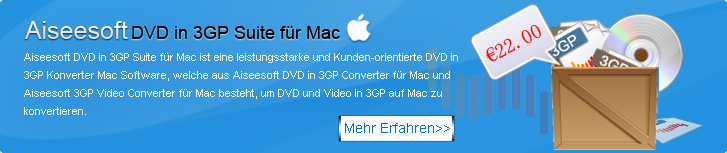 DVD in 3GP Suite für Mac DVD in 3GP Suite für Mac