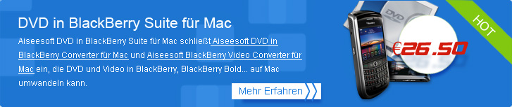 DVD in BlackBerry Suite für Mac