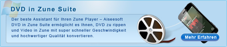 DVD in Zune Suite