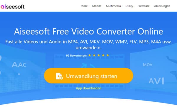 Free Video Converter Online starten