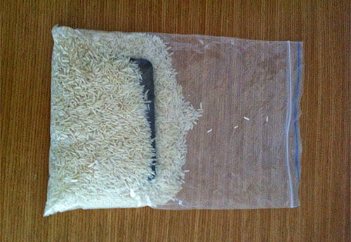 iPhone mit Reis retten