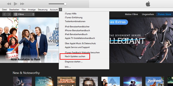iTunes auf Windows aktualisieren
