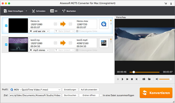 M2TS Converter für Mac