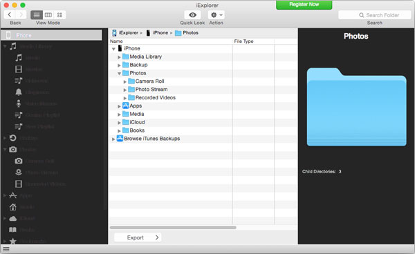iExplorer - Dateien von iPhone auf Mac übertragen