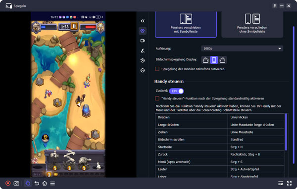 Warcraft Rumble auf PC spielen mit Phone Mirror