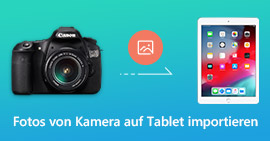 Fotos vom Kamera auf Tablet importieren