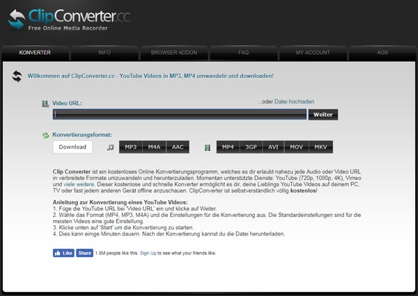 Video Grabber Alternative - Clip Converter