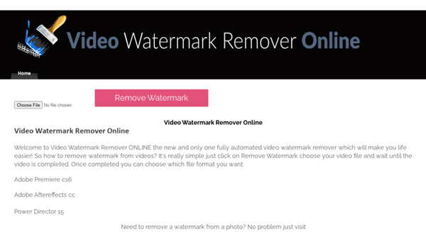 Wasserzeichen aus Videos entfernen mit Online-Tool