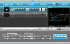 Free 3GP Converter für Mac
