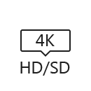 4K átalakítása HD/SD-re