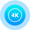 Aumentar el video a 4K