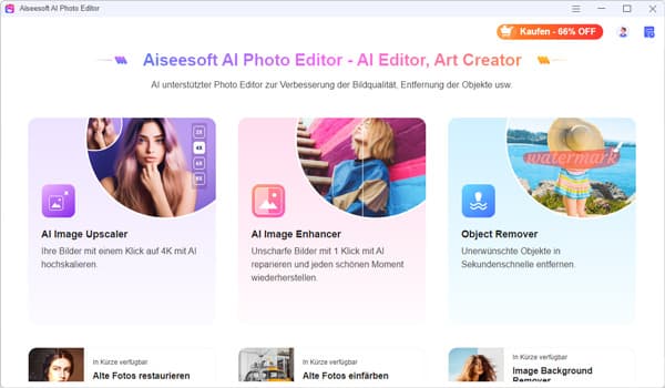 AI Photo Editor starten