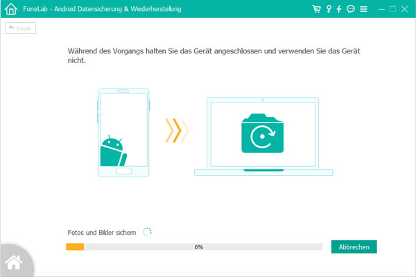 Android-Daten sichern