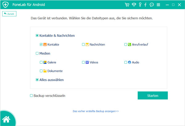 Unter Android WhatsApp Kontakte sichern