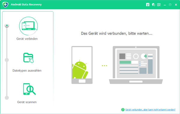 Das Android-Gerät verbinden