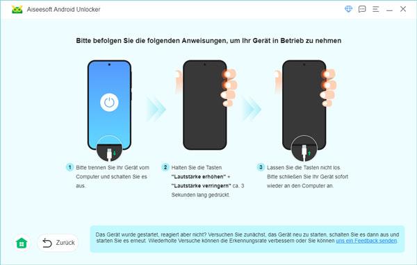 Gerät in Betrieb nehmen