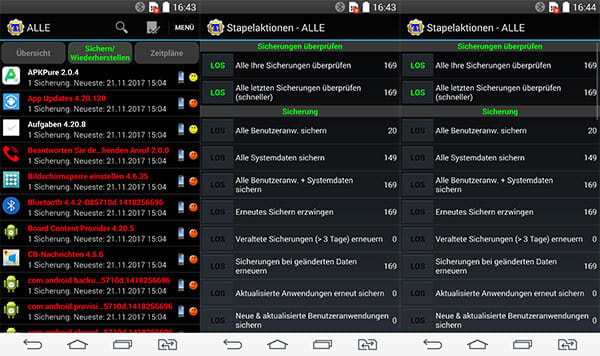 Android App-Daten sichern mit Titanium Backup