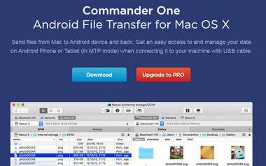Andorid File Transfer for Mac OS X