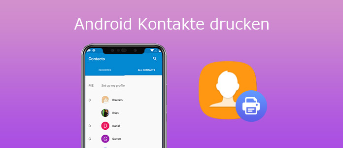 Android Kontakte drucken