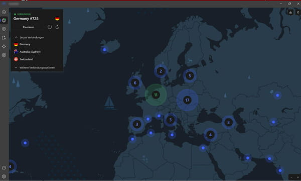 Android-Standort ändern mit VPN