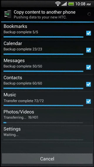 Mit HTC Datenübertragungsprogramm Daten von Samsung auf HTC übertragen