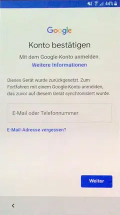 FRP-Sperre auf Android
