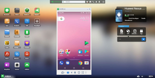 Android Display auf PC anzeigen