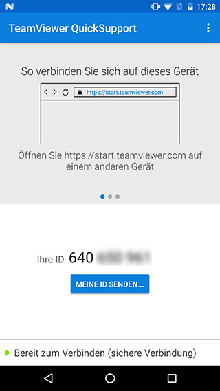 TeamViewer ID anzeigen