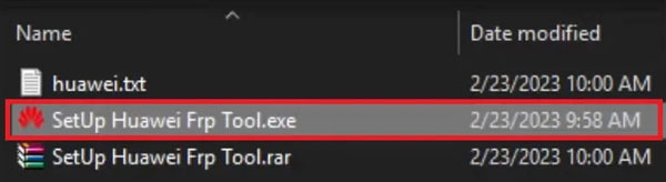 Huawei FRP Tool entpacken