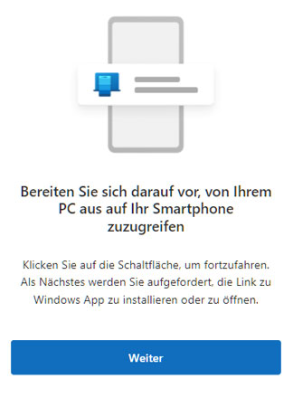 Link zu Windows installieren