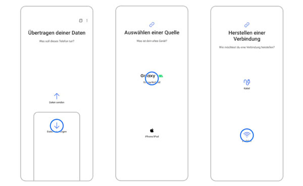 Samsung mit Samsung verbinden