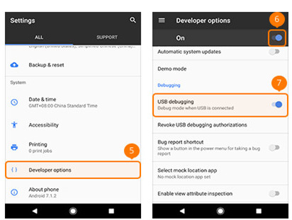 USB Debugging auf Google Windows Phone aktivieren