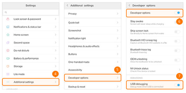 USB Debugging auf Xiaomi aktivieren