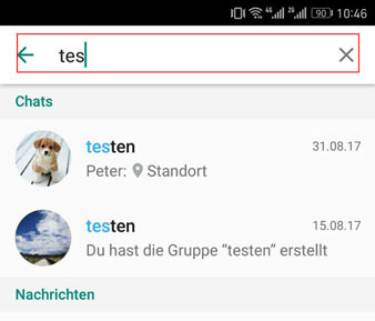 Auf WhatsApp Gruppen finden