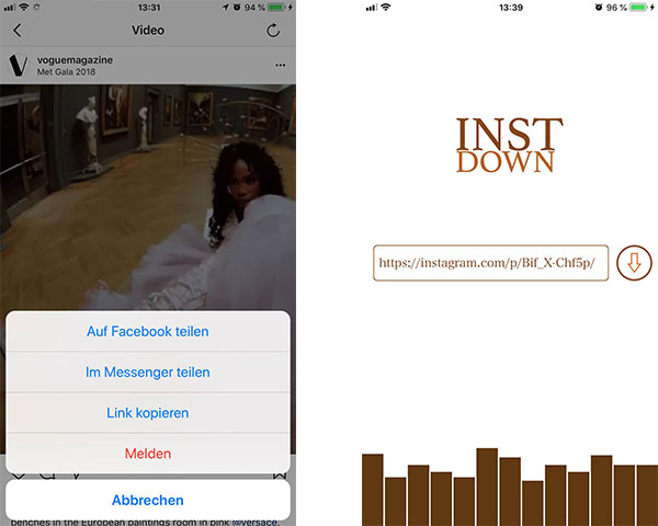 Instagram Video Downloader für iOS