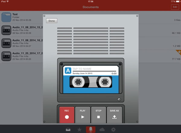 Voice Recorder und Audio Editor