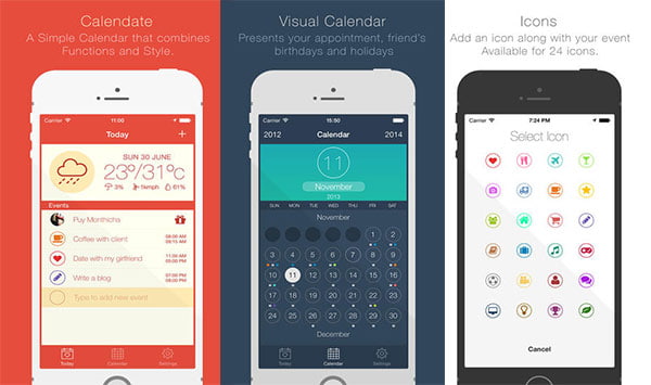 Calendate - Most Stylish Calendar