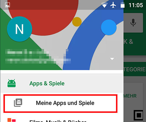 Meine Apps in Play Store anzeigen