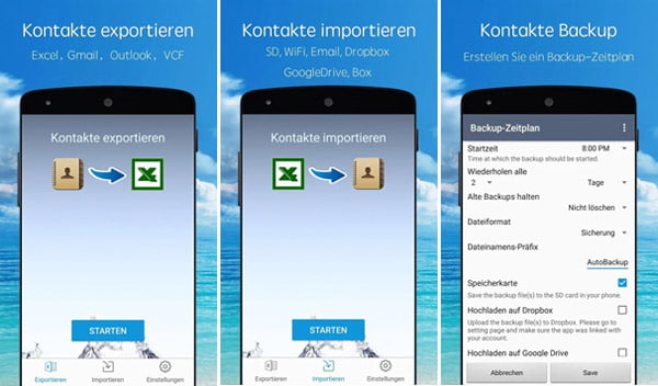 Android Kontakte mithilfe SA-Kontakte bearbeiten