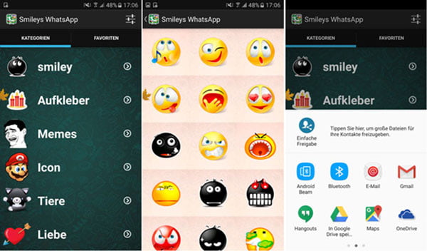 Smileys whatsapp bedeutung bei Funktionen von