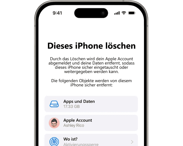 iPhone löschen