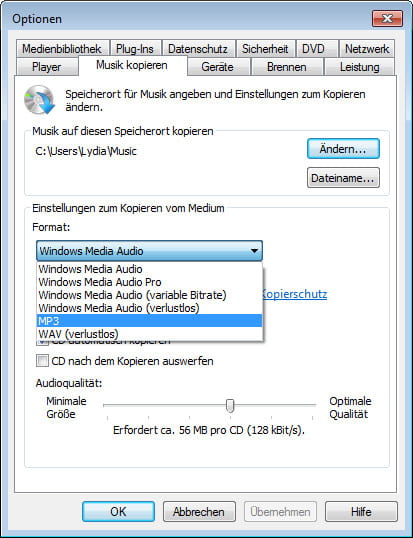 aac datei in mp3 umwandeln online