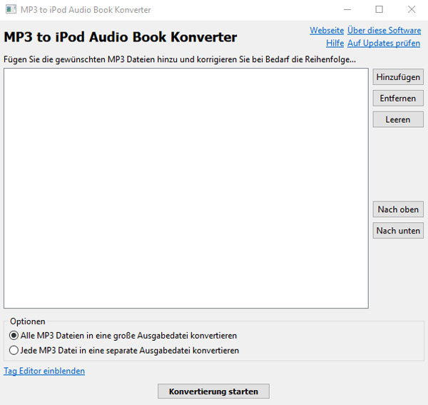 MP3-Hörbuch-Converter