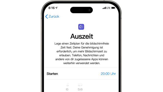 Auszeit starten