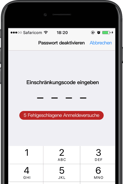 Passwort eingeben