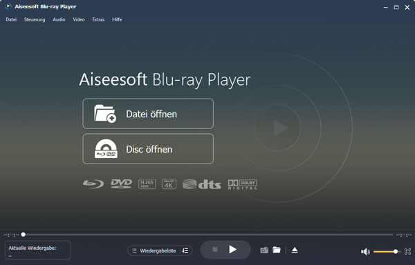 Blu-ray Player starten